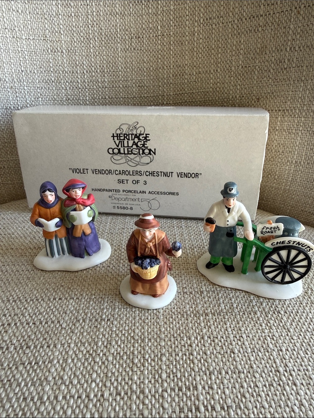 Dept 56  Porcelain Holiday Figurine Set -